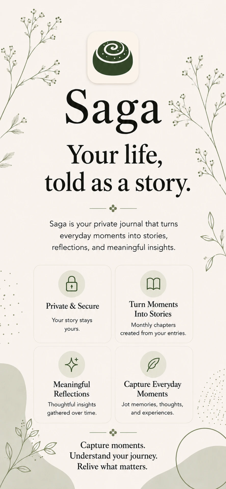 Saga — Your life, told as a story