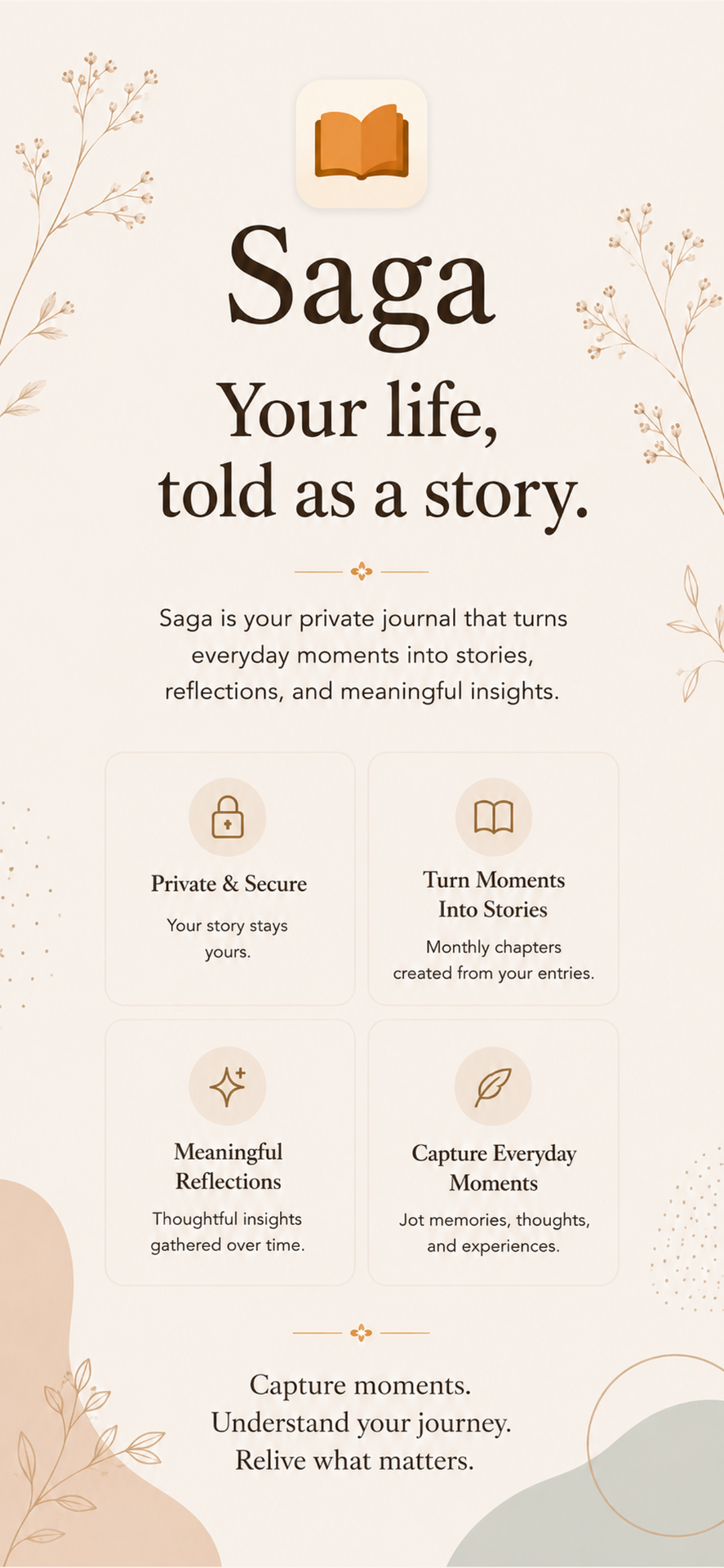 Saga — Your life, told as a story